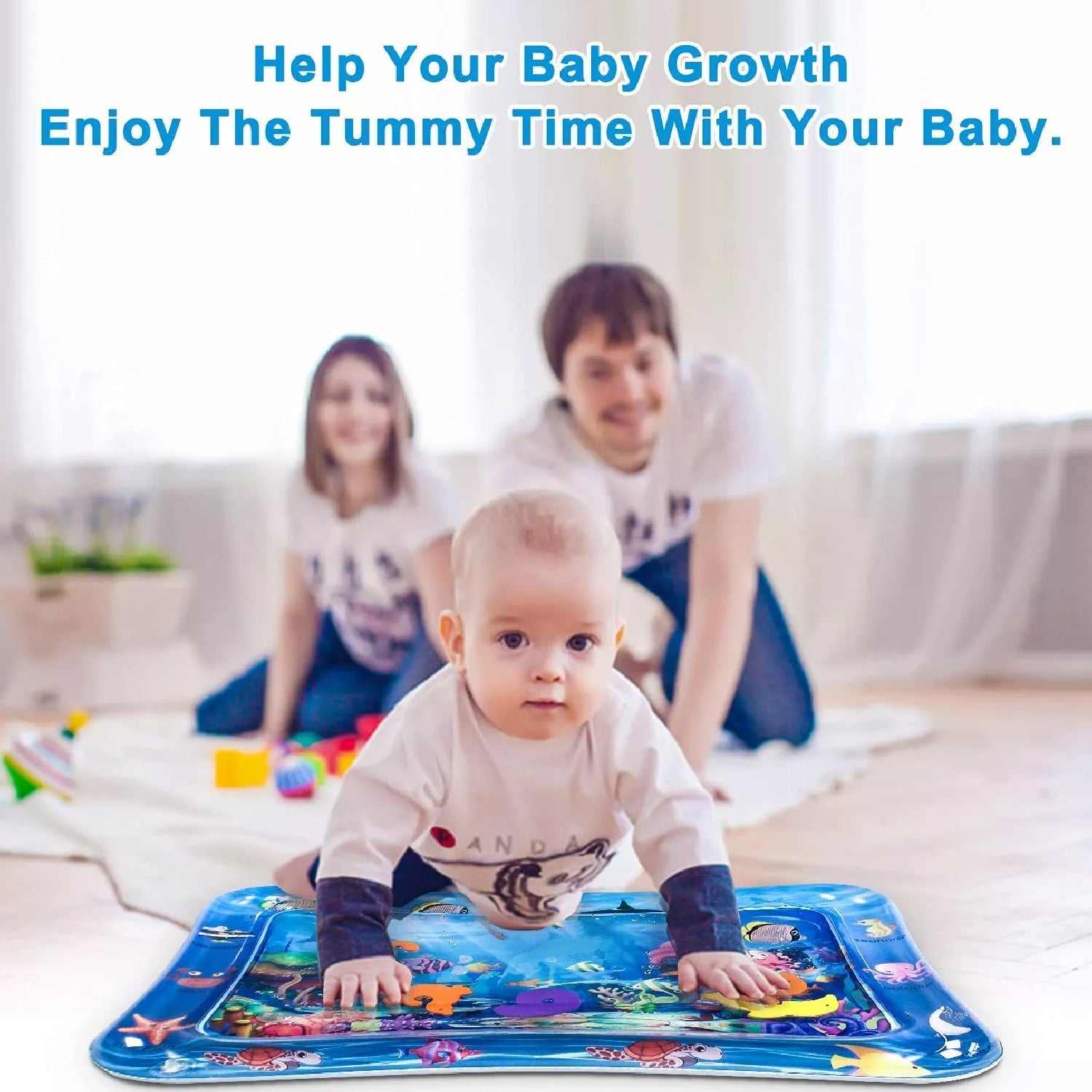 8090B Baby Kids Water Play Mat Toys Baby Slapped Pad Water & Leak Proof Baby Carpet Inflatable, Fun & Play Centre Indoor and Outdoor Water Play Mat DeoDap 8090B Baby Kids Water Play Mat Toys Baby Slapped Pad Water & Leak Proof Baby Carpet Inflatable, Fun & Play Centre Indoor and Outdoor Water Play Mat DeoDap